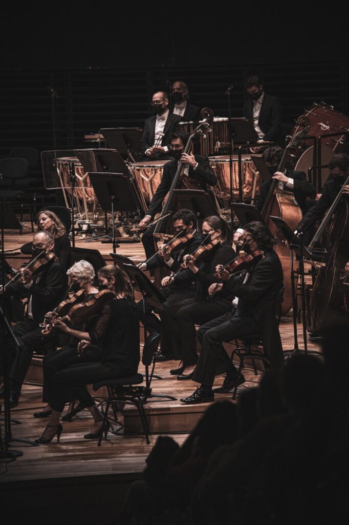 Pupitre alto de l'Orchestre à la Philharmonie de Paris