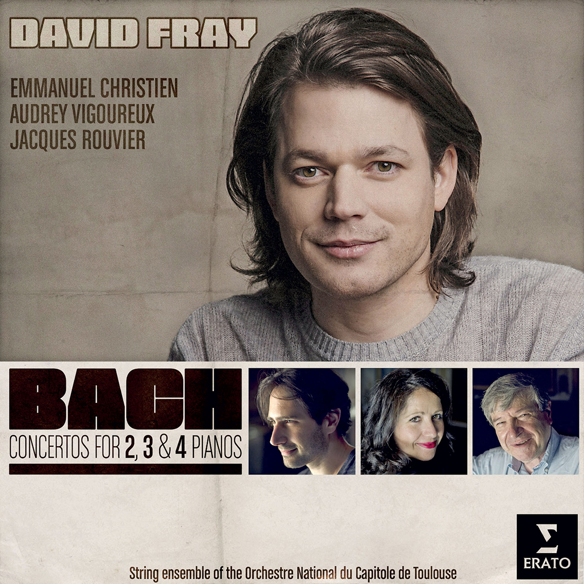 Album de David Fray, concertos de Bach